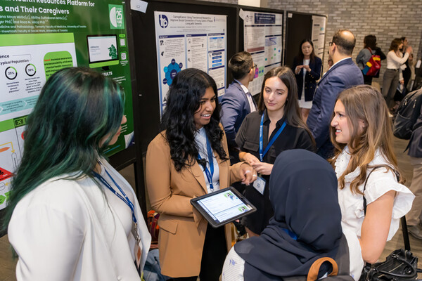 TRP alumni Abitha Suthakaran presenting at the annual Laboratory Medicine & Pathobiology Research Conference in 2023.