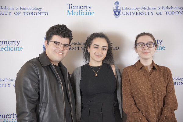 From left to right: Shayan Novin, Setareh Aghamohammadi, Zoe Lambert