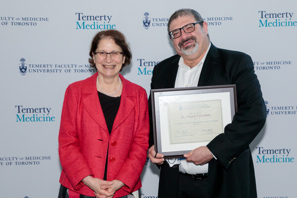 Rita Kandel and Joseph Ferenbok at the Annual Celebration of Excellence in 2022
