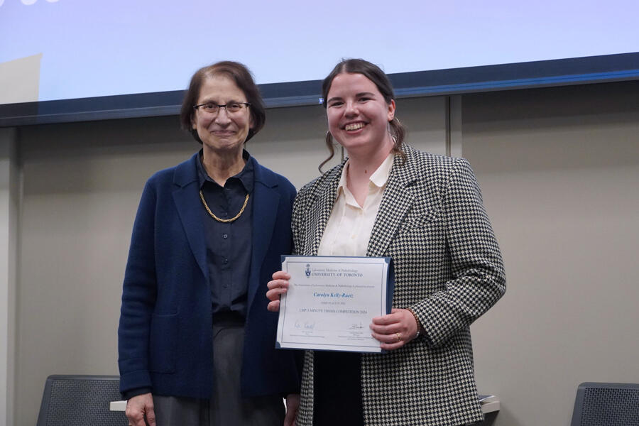 Carolyn Kelly-Ruetz and Rita Kandel at the LMP 3MT