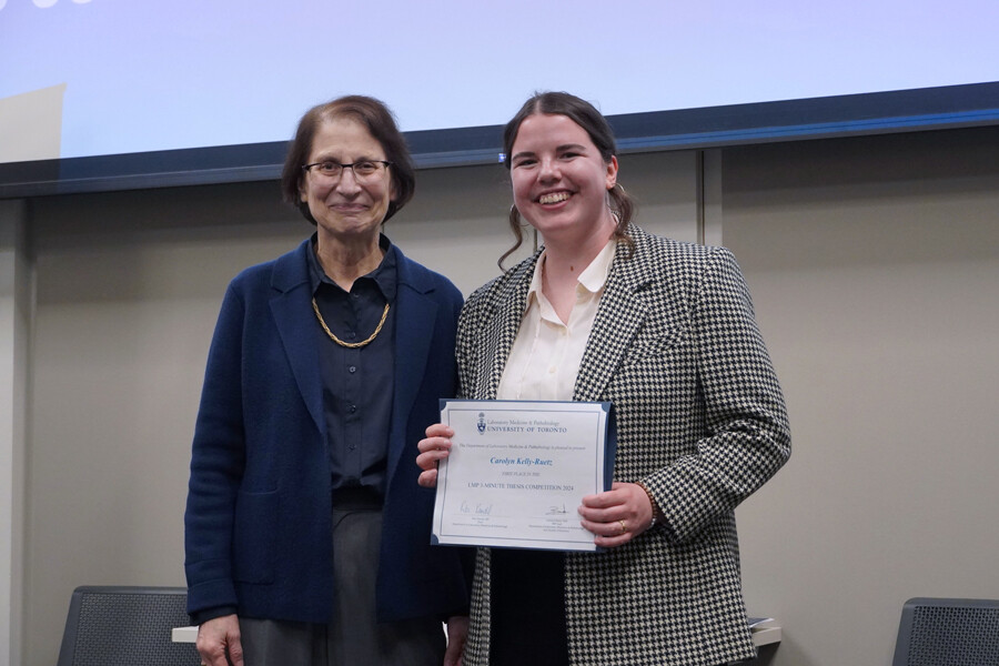 Carolyn Kelly-Ruetz and Rita Kandel at the LMP 3MT