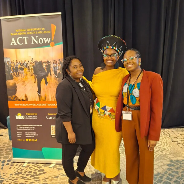 Rachel and Tala at the ACT NOW conference
