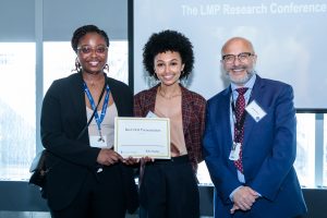 Gemma Kabeya and Gabrielle Retta at the LMPRC 2022 winning an award for best oral presentation