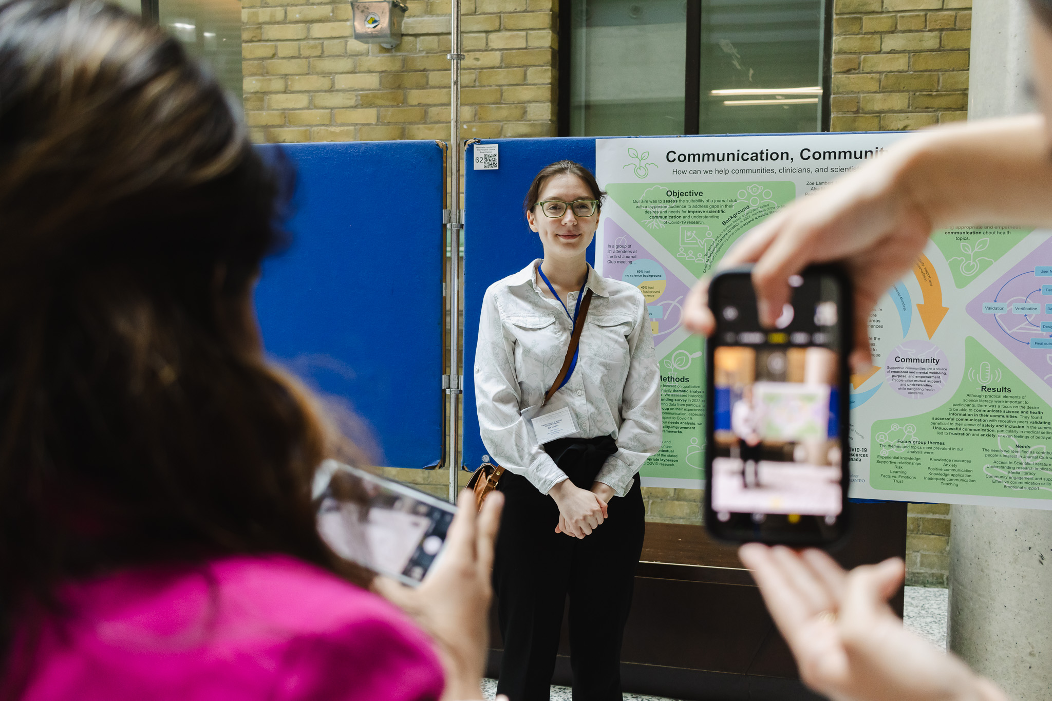 Zoe Lambert at the Temerty Faculty of Medicine Showcase 2024